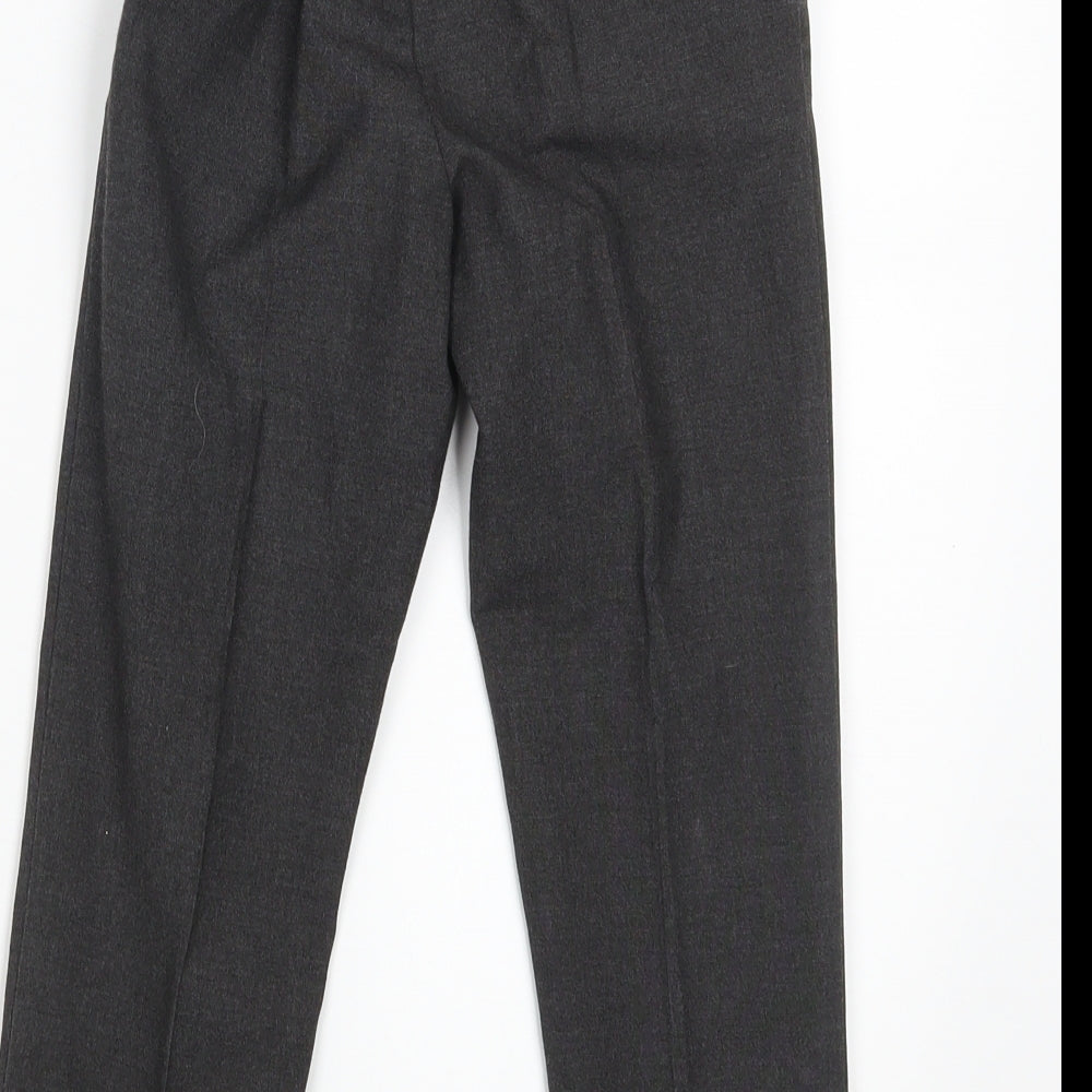 TU Girls Grey   Dress Pants Trousers Size 6 Years - Waist 18in; Inside  leg 18in