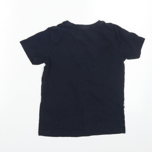 TU Boys Blue   Basic T-Shirt Size 7 Years  - England
