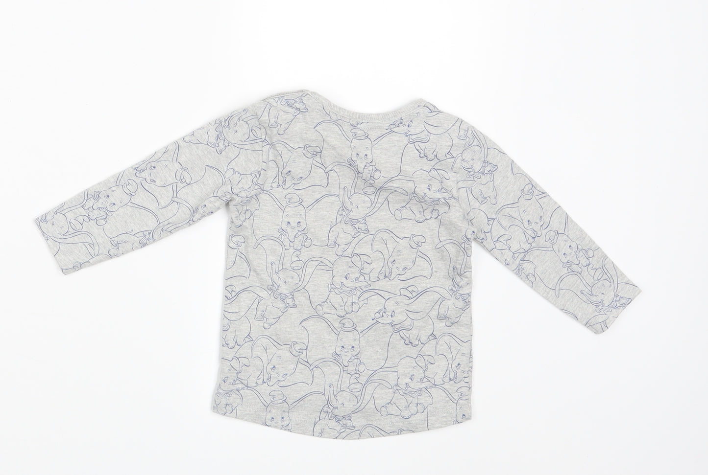 George Baby Grey   Basic T-Shirt Size 6-9 Months  - Elephant