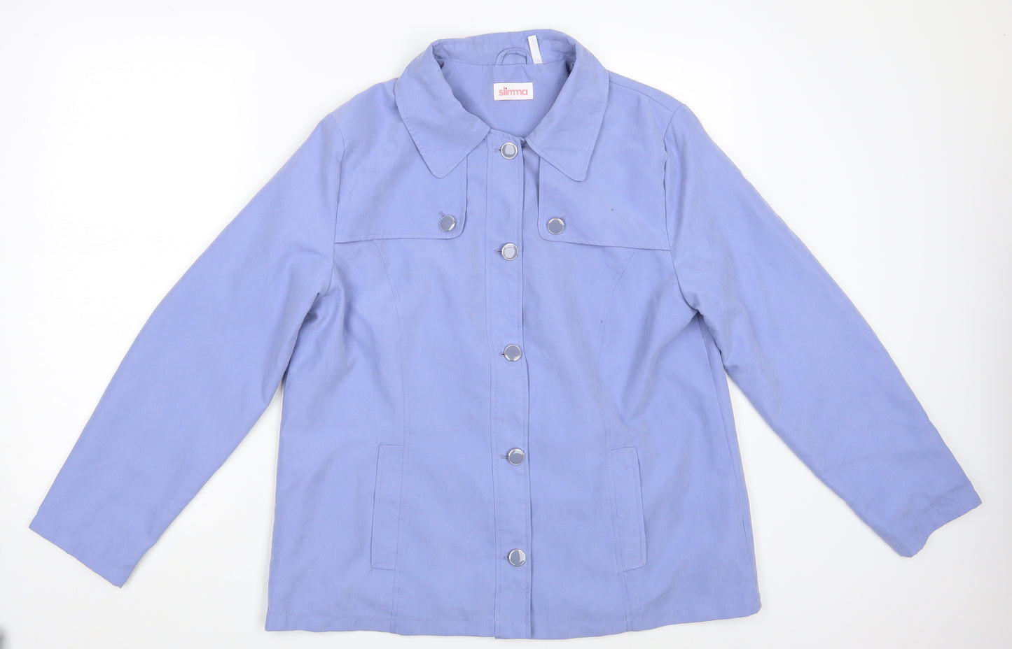 Slima Womens Blue   Jacket Blazer Size 14
