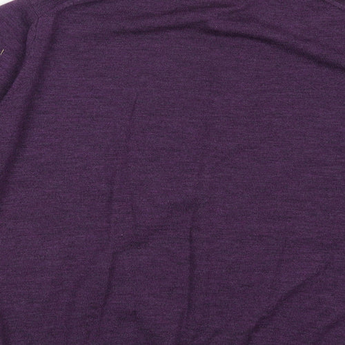 Jasper Conran Mens Purple   Pullover Jumper Size L