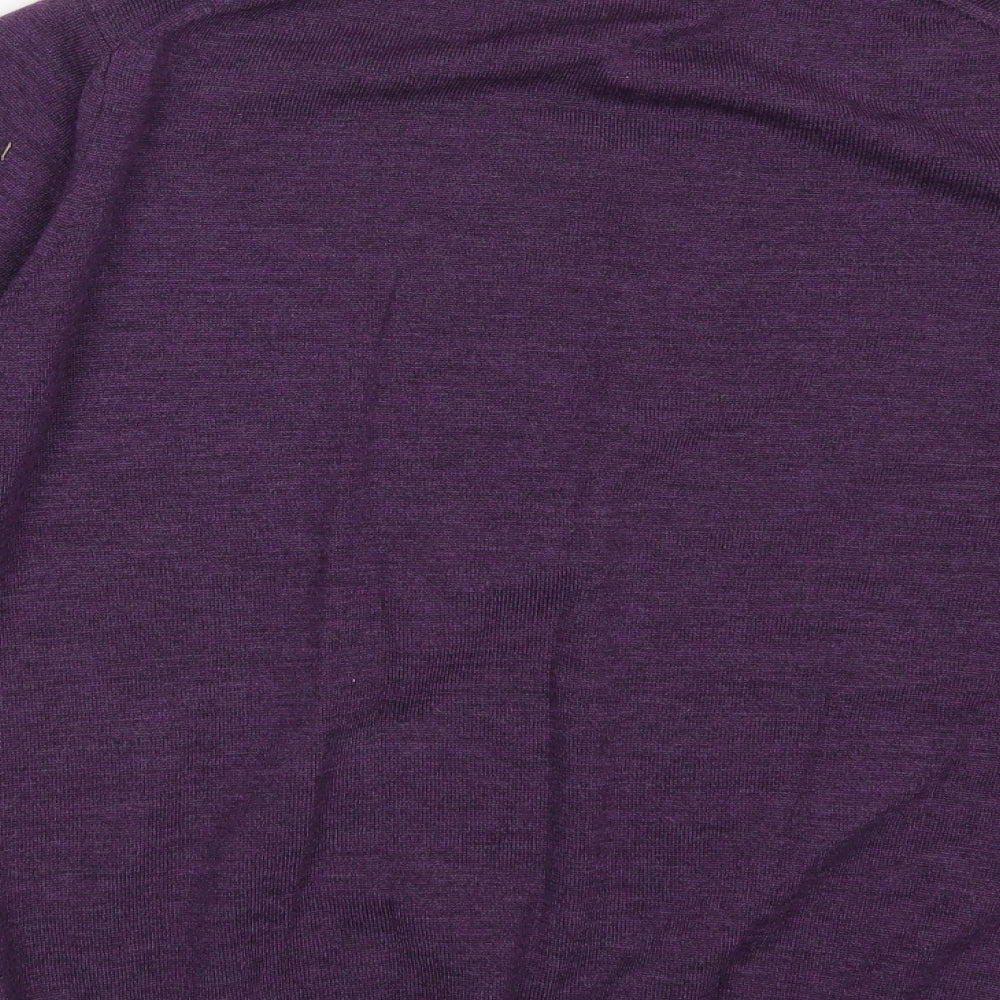 Jasper Conran Mens Purple   Pullover Jumper Size L