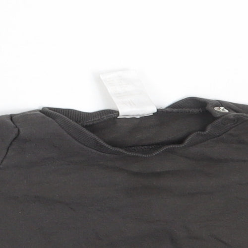 H&M Baby Brown   Basic T-Shirt Size 0-3 Months  - Size 1-2 m
