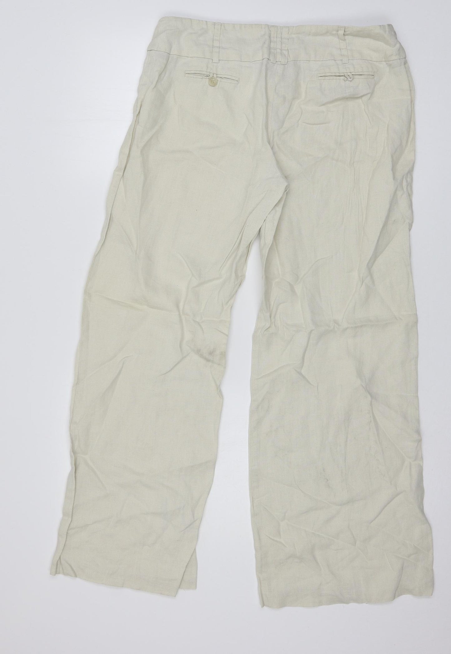 George Womens Beige   Trousers  Size 14 L28 in