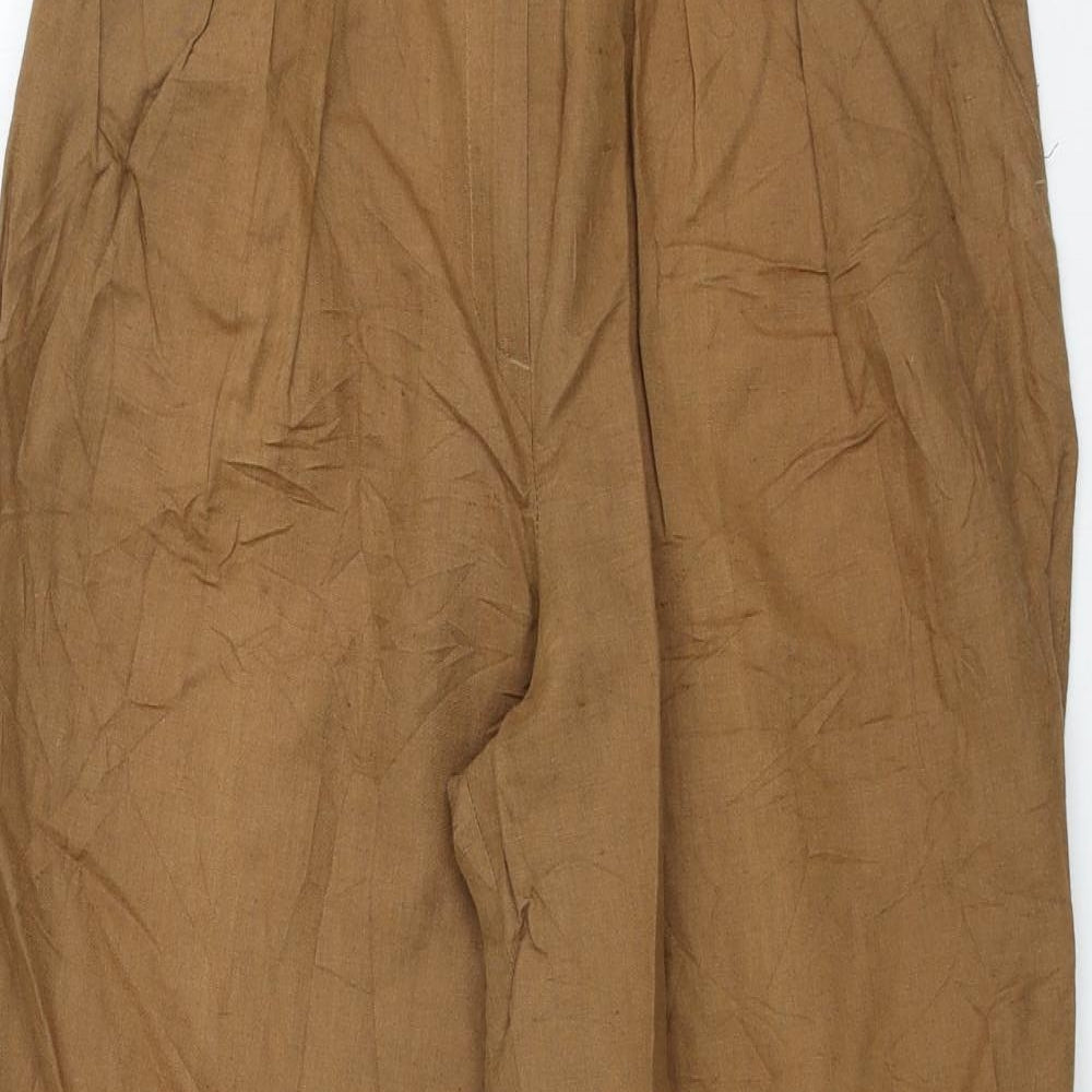 Tintoretto Womens Brown   Trousers  Size 10 L27 in