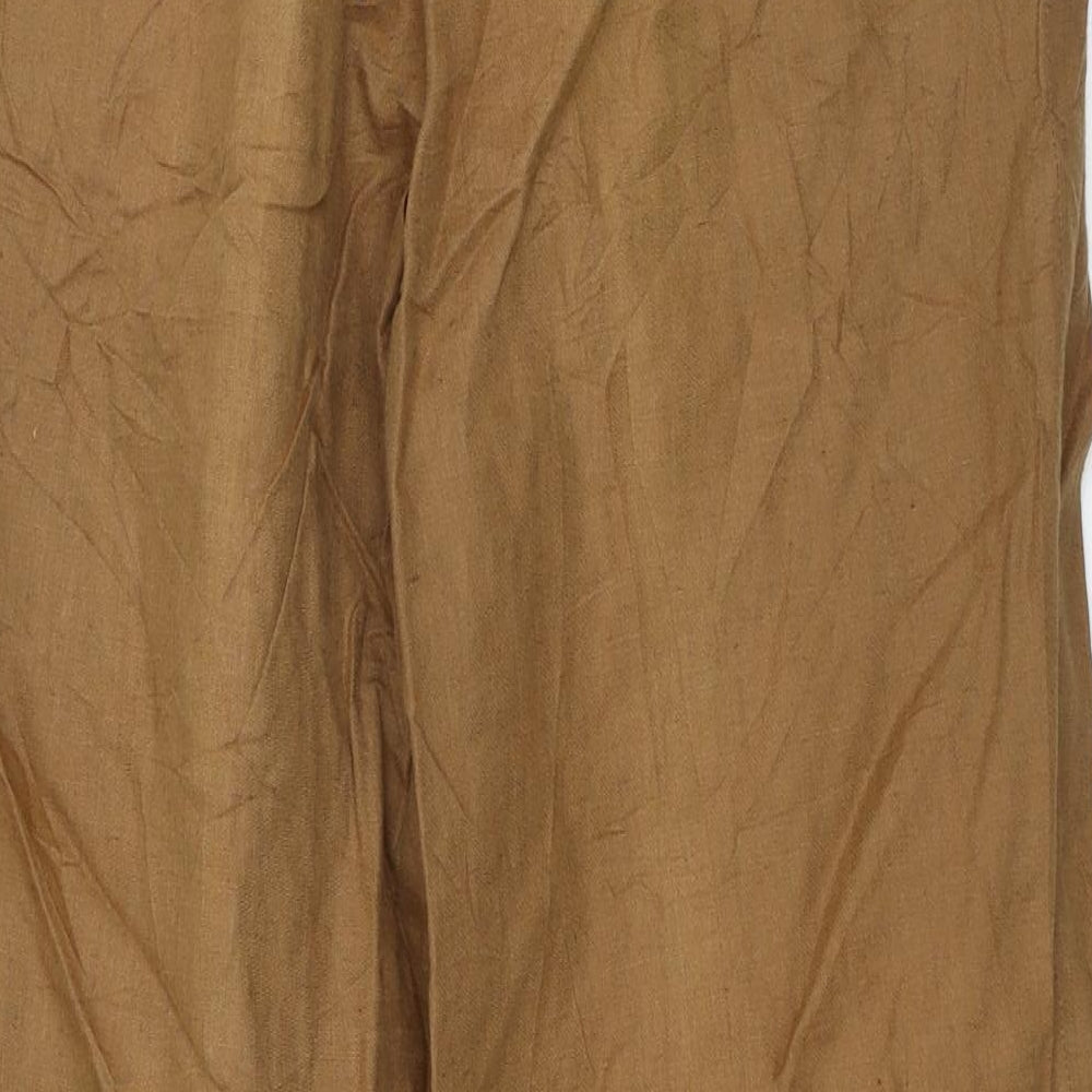 Tintoretto Womens Brown   Trousers  Size 10 L27 in