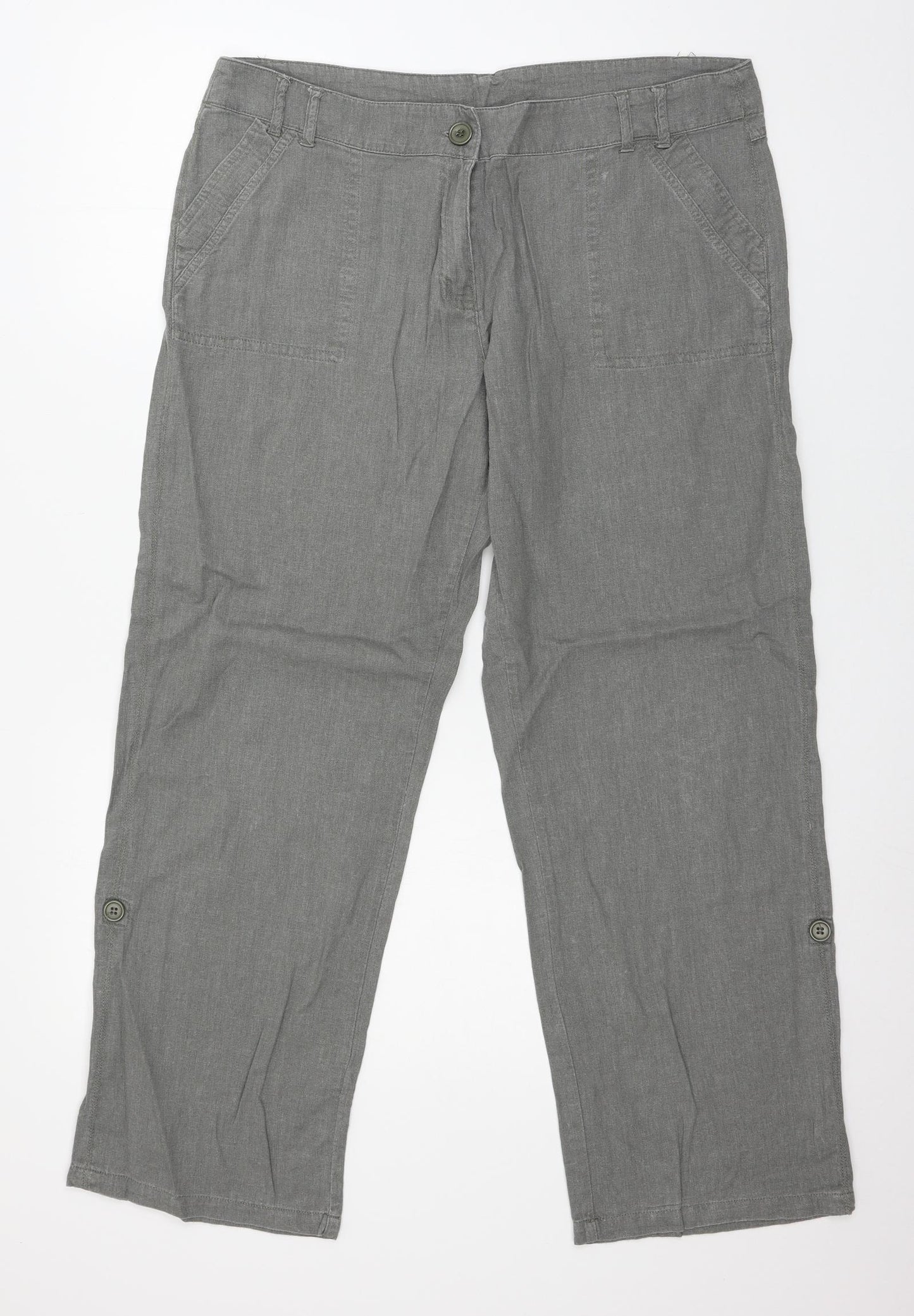 Epilogue Womens Grey   Trousers  Size 16 L28 in