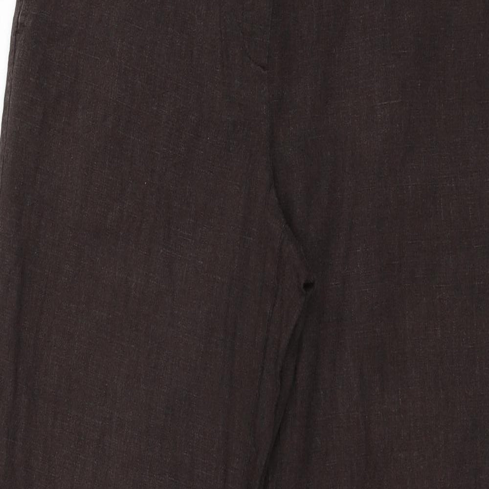 Marks and Spencer Womens Brown   Trousers  Size 10 L28 in