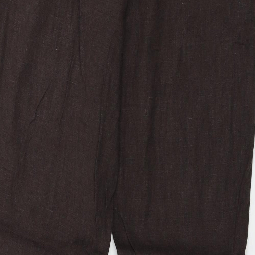 Marks and Spencer Womens Brown   Trousers  Size 10 L28 in