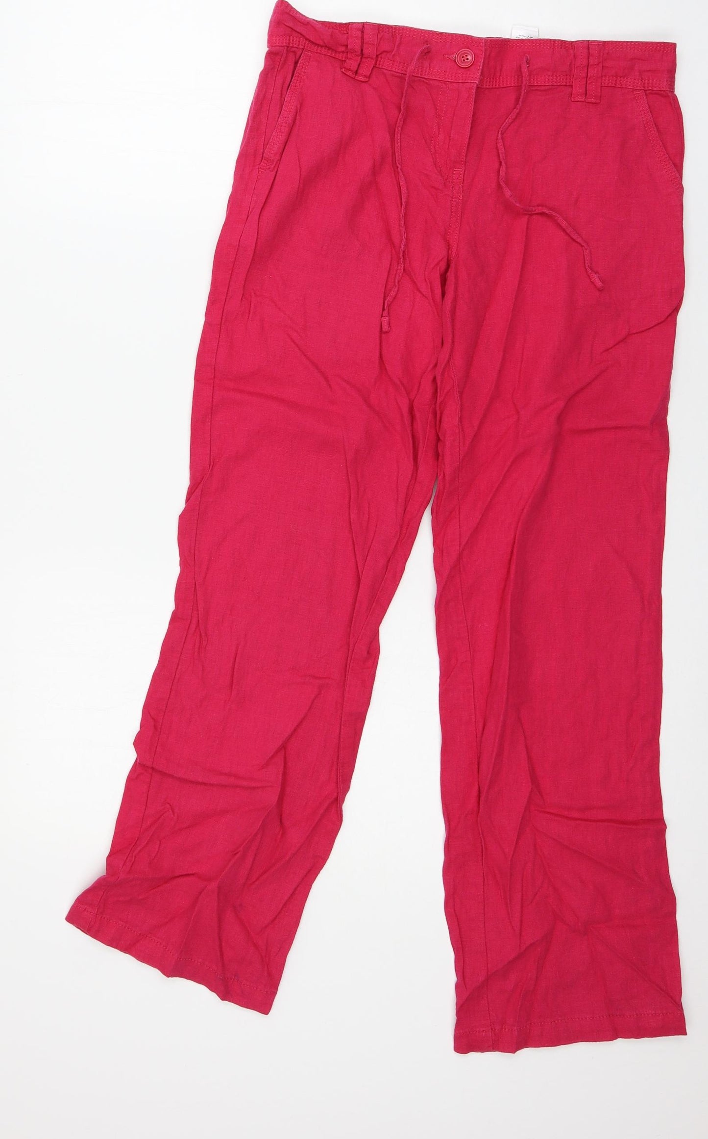 NEXT Womens Pink   Trousers  Size 8 L28 in