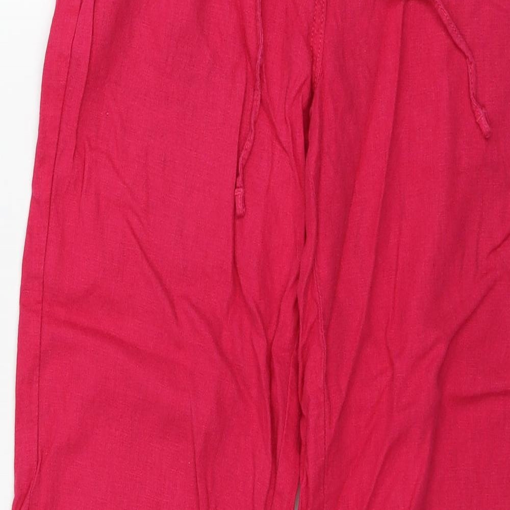 NEXT Womens Pink   Trousers  Size 8 L28 in