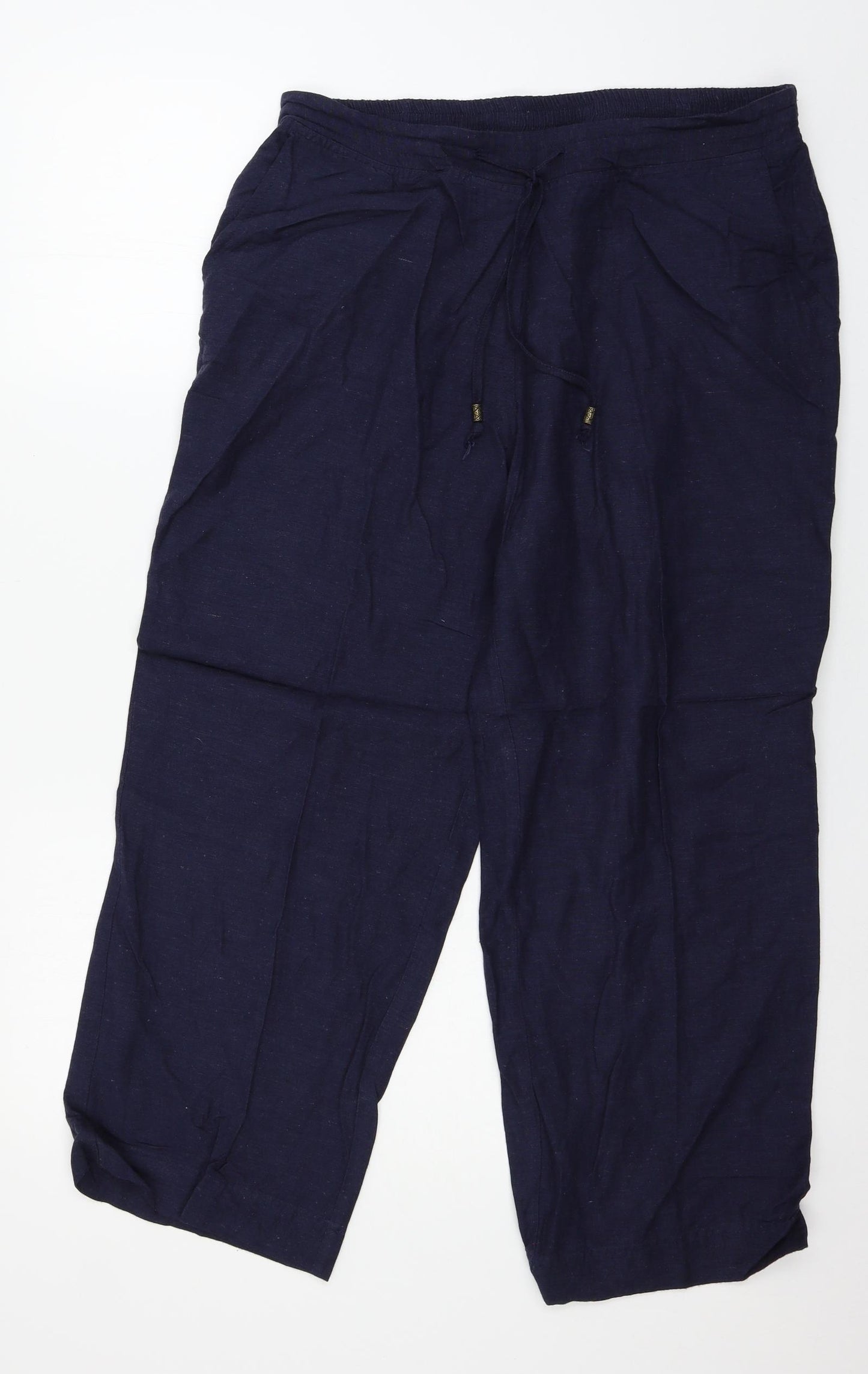 Anthology Womens Blue   Trousers  Size 16 L25 in