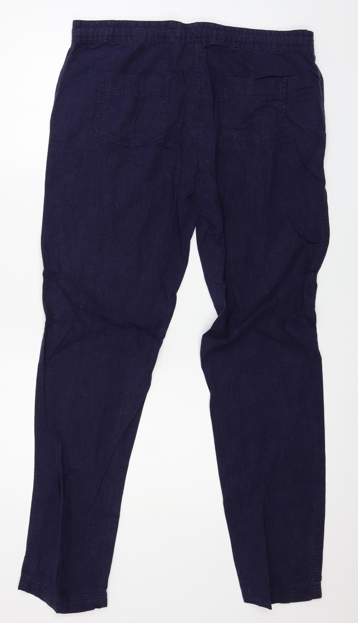 NEXT Womens Blue   Trousers  Size 14 L31 in