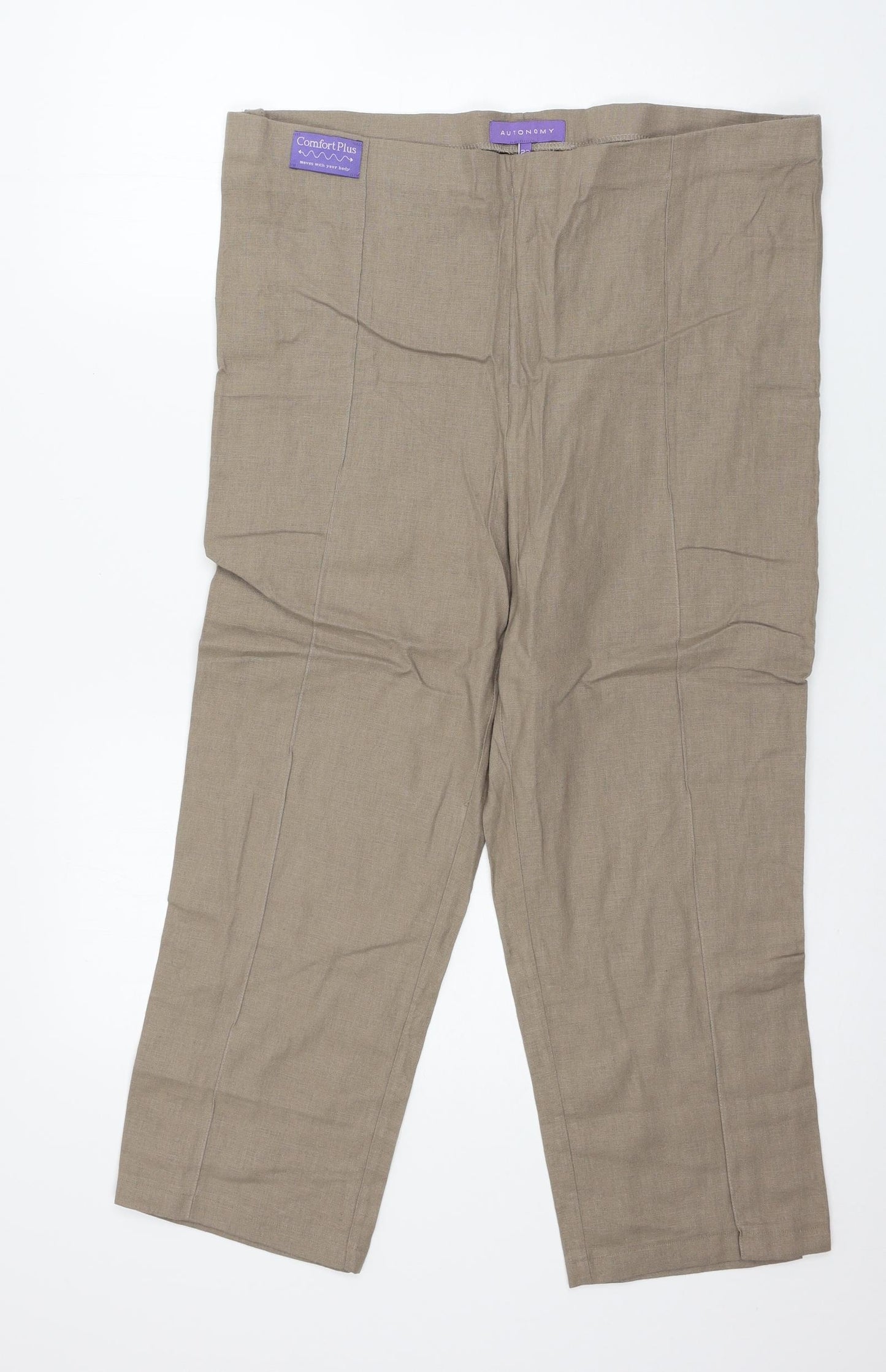 Autonomy Womens Brown   Capri Leggings Size 22 L25 in