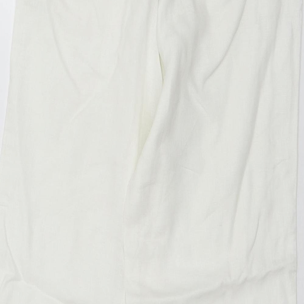 Atmosphere Womens White   Trousers  Size 6 L28 in