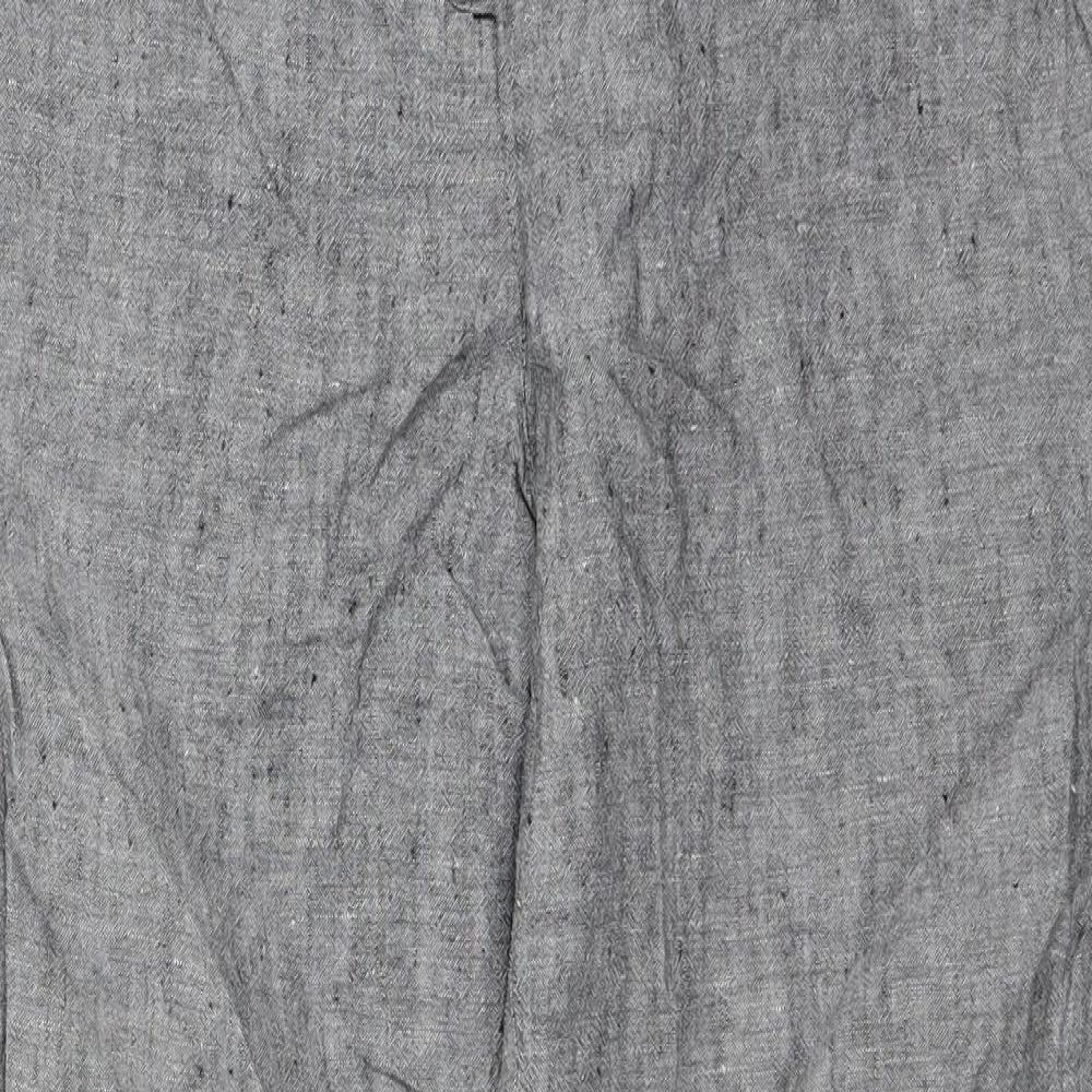TU Womens Grey   Trousers  Size 14 L28 in