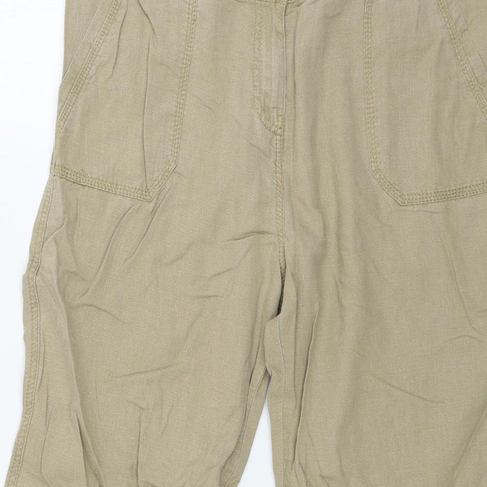 Marks and Spencer Womens Beige   Trousers  Size 16 L29 in