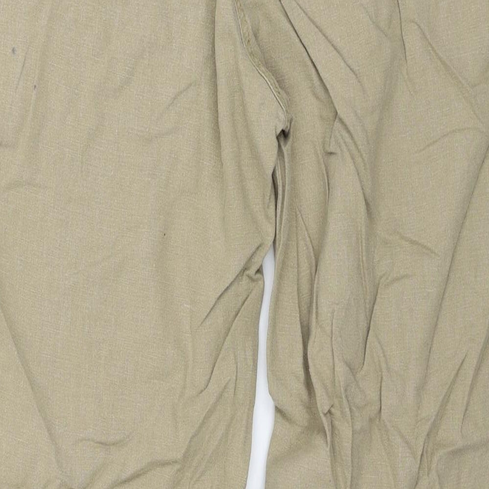 Marks and Spencer Womens Beige   Trousers  Size 16 L29 in