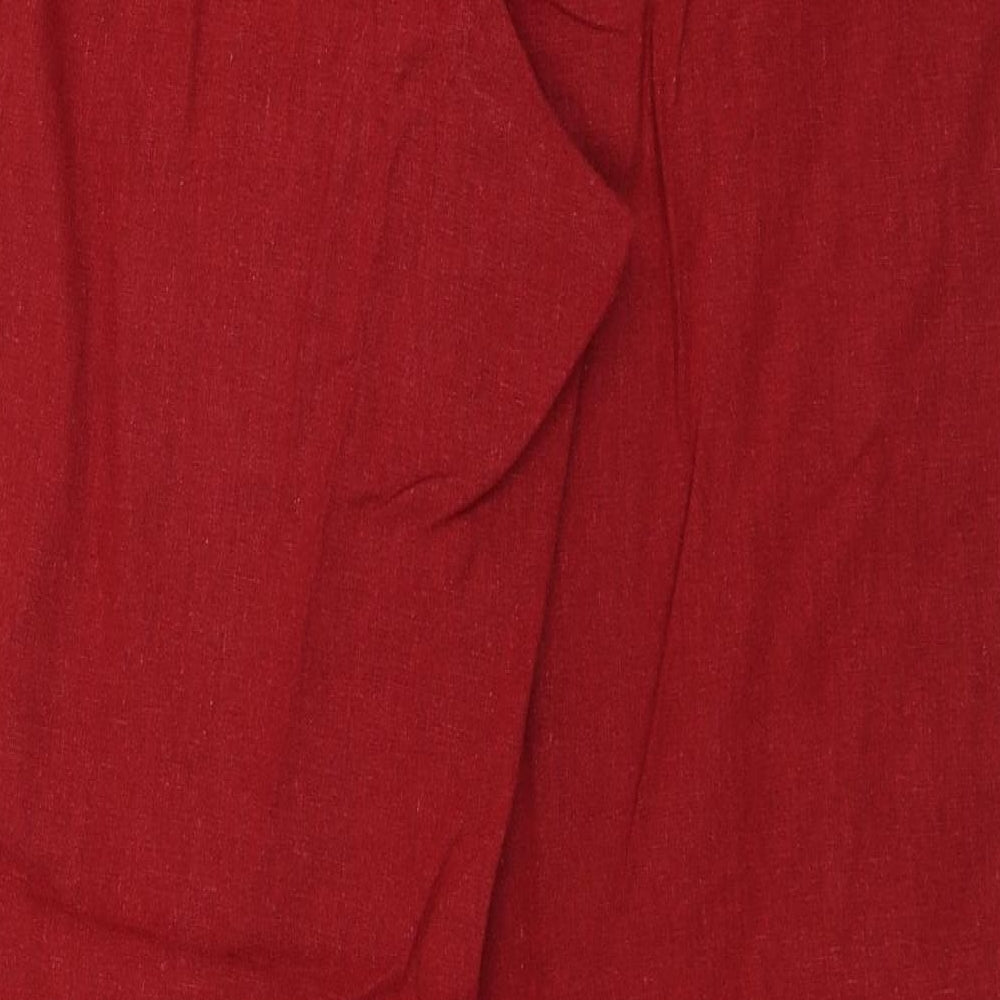 George Womens Red   Trousers  Size 16 L27 in