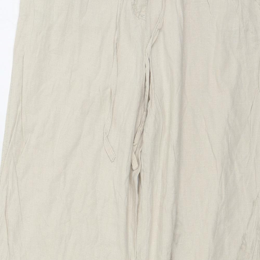 NEXT Womens Beige   Trousers  Size 12 L30 in