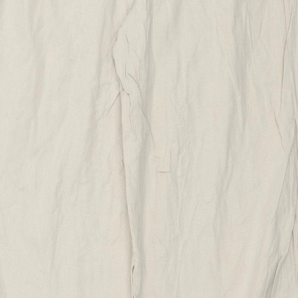 NEXT Womens Beige   Trousers  Size 12 L30 in