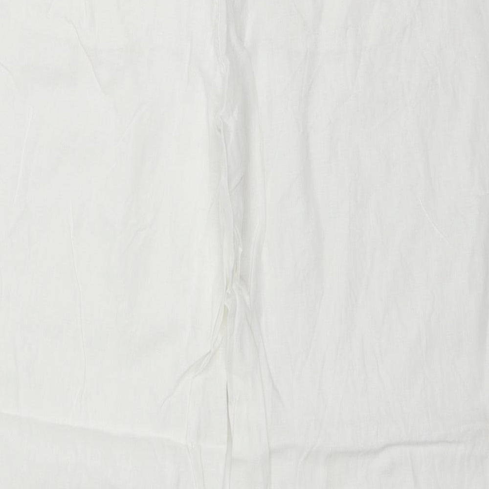 South Womens White   Trousers  Size 16 L29 in