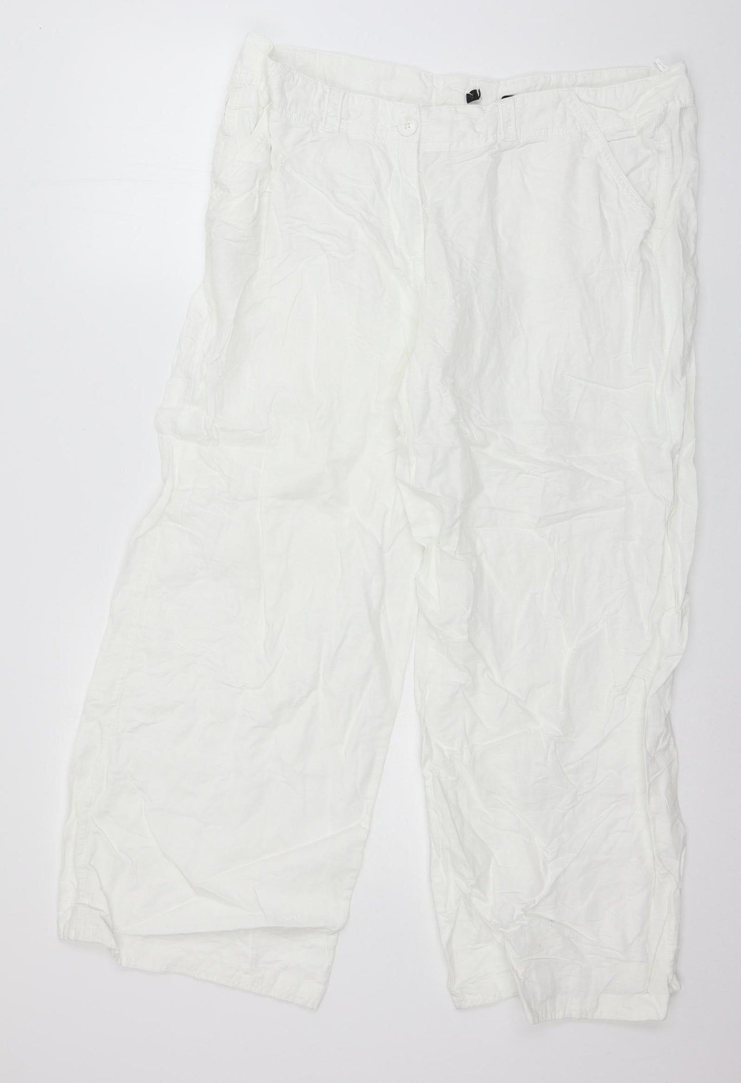 St Bernard  Womens White   Trousers  Size 18 L27 in