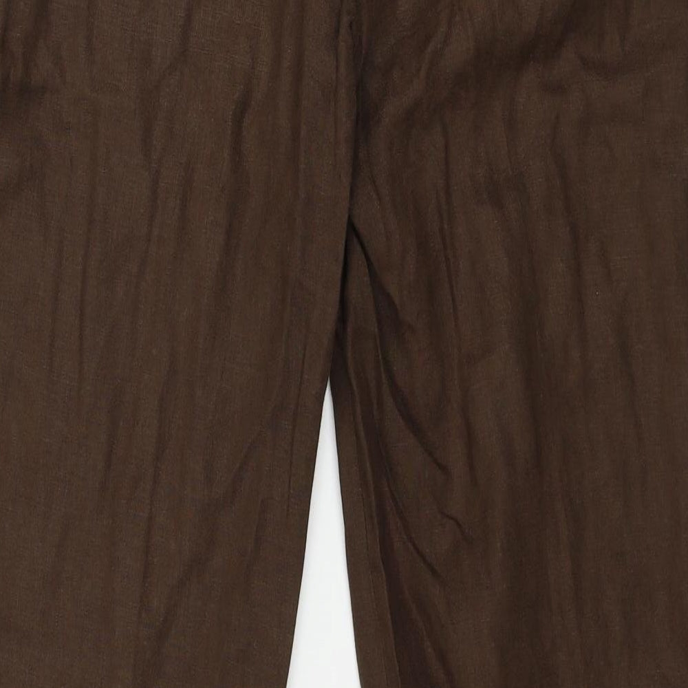 Coast Womens Brown   Trousers  Size 8 L31 in