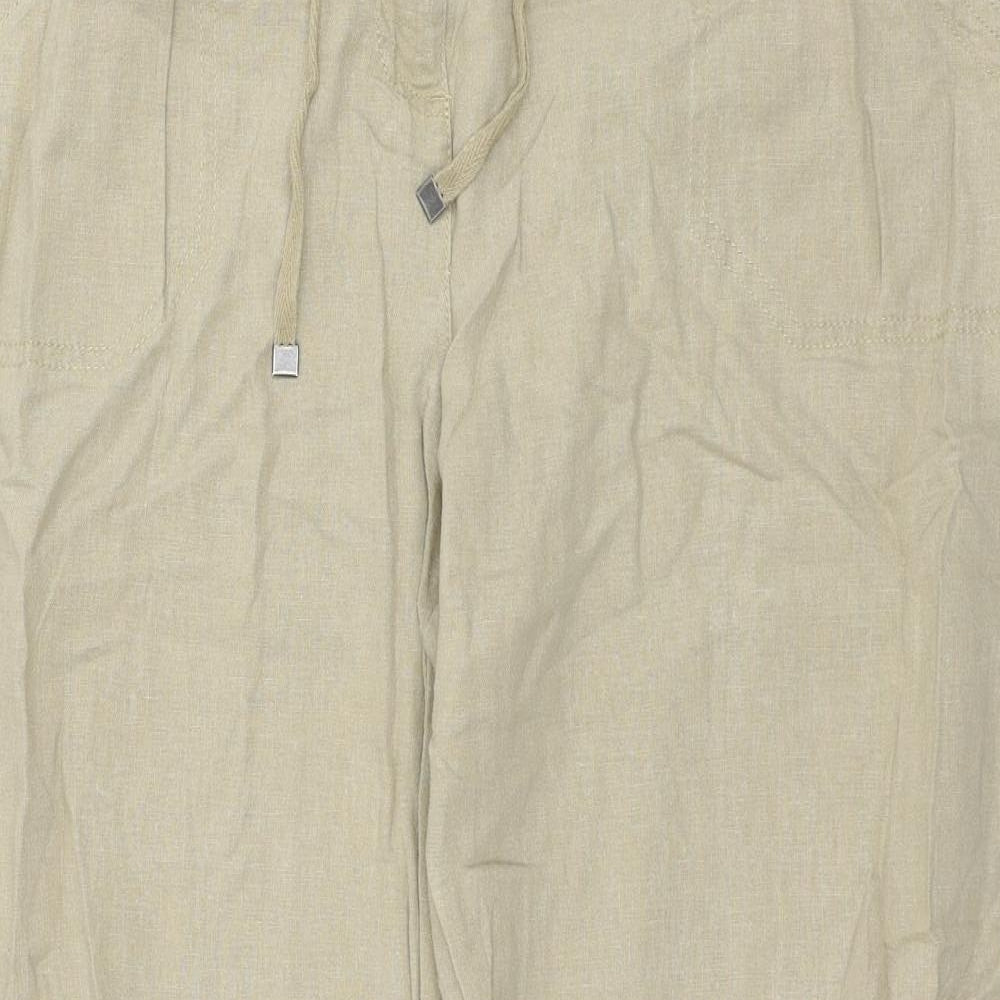 Papaya Womens Beige   Trousers  Size 16 L29 in