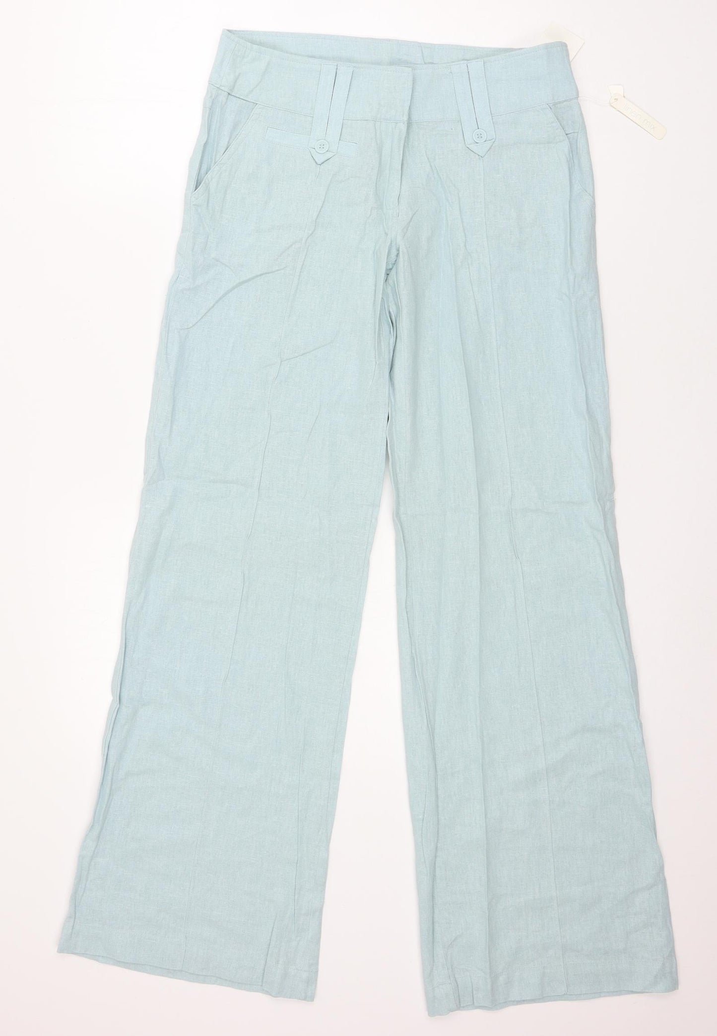 Eisenegger Womens Blue   Trousers  Size 10 L31 in