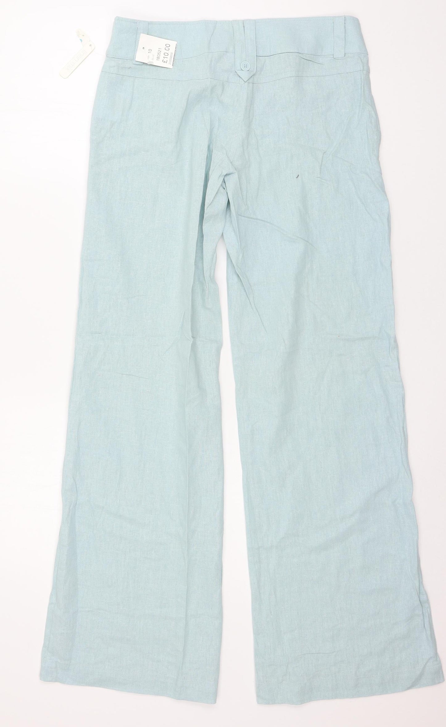 Eisenegger Womens Blue   Trousers  Size 10 L31 in