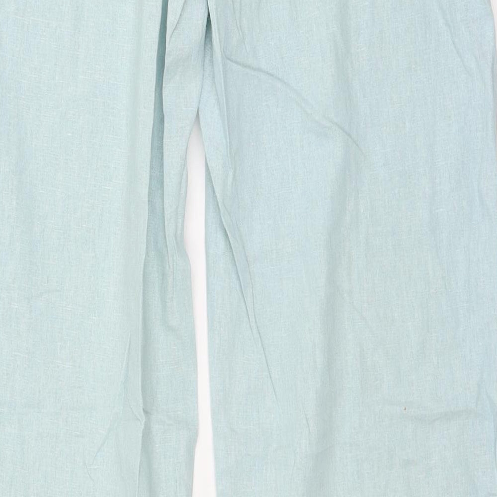 Eisenegger Womens Blue   Trousers  Size 10 L31 in