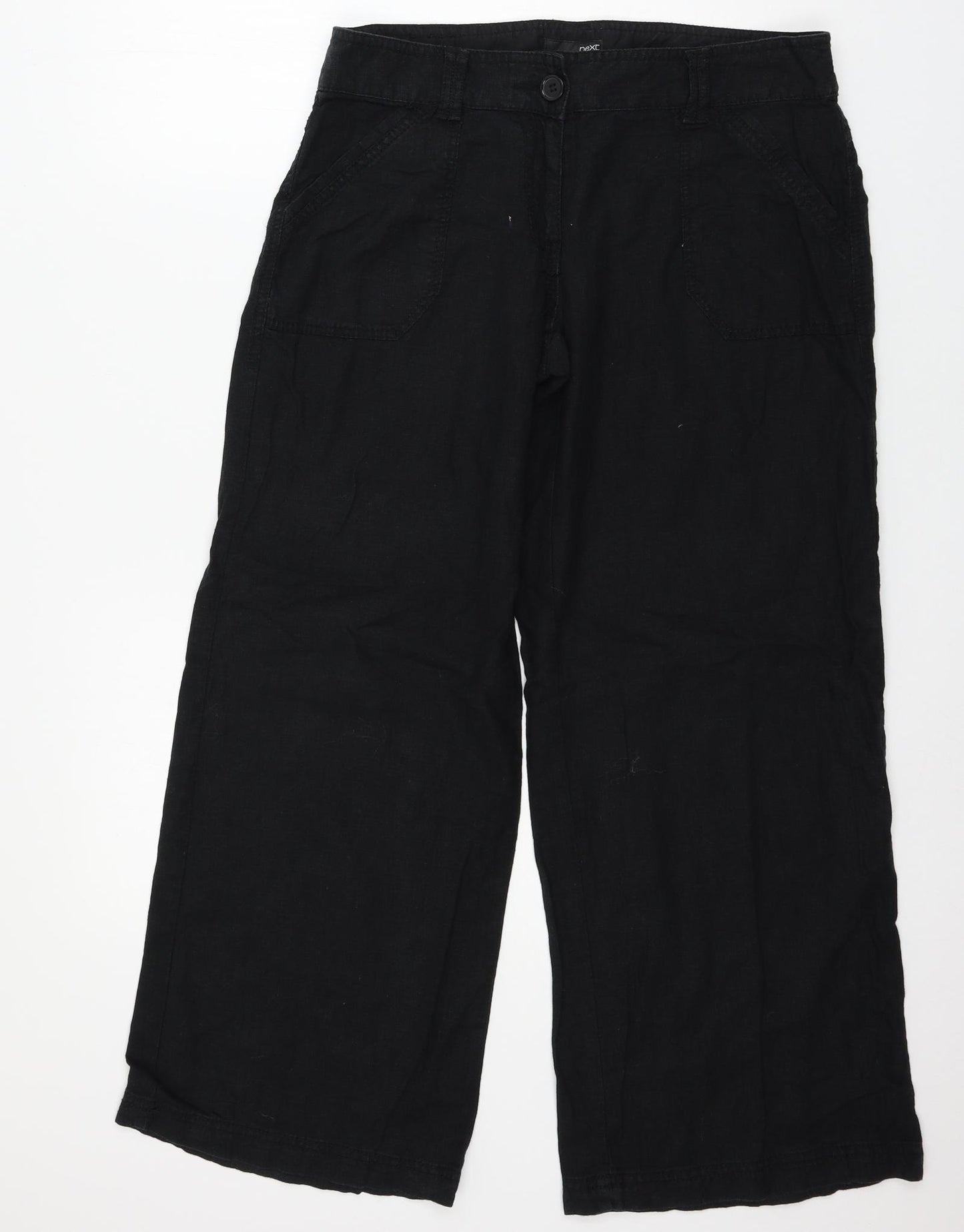 NEXT Womens Black   Trousers  Size 12 L27 in