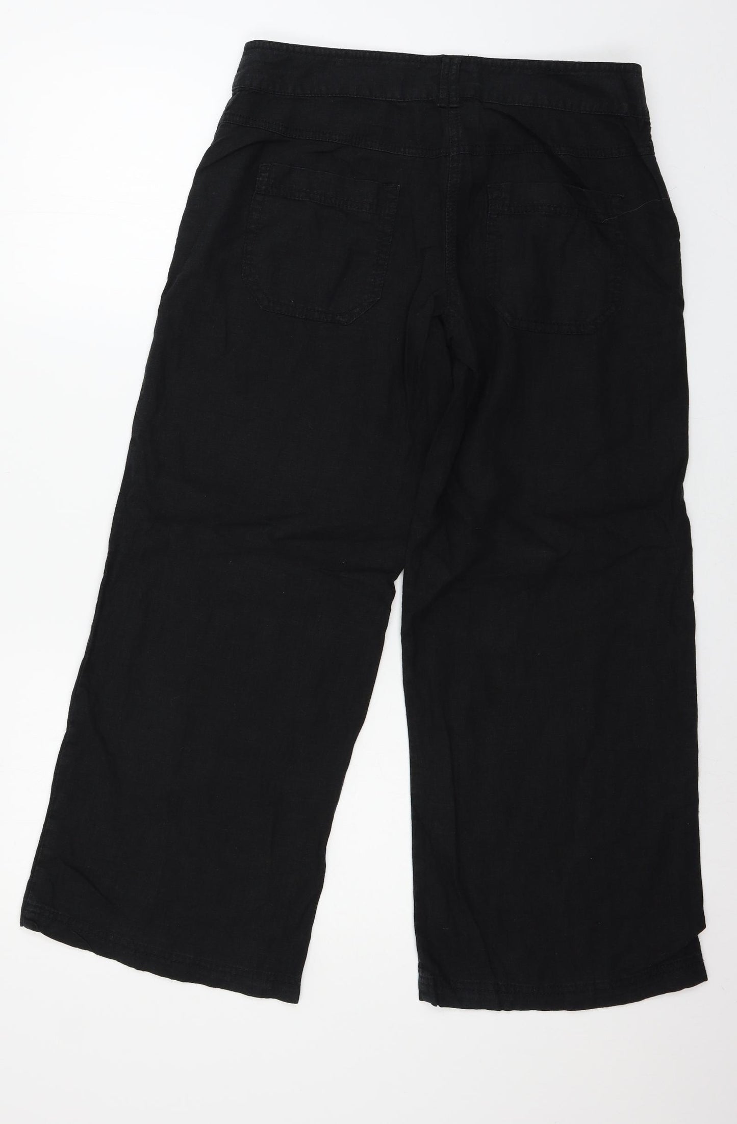 NEXT Womens Black   Trousers  Size 12 L27 in