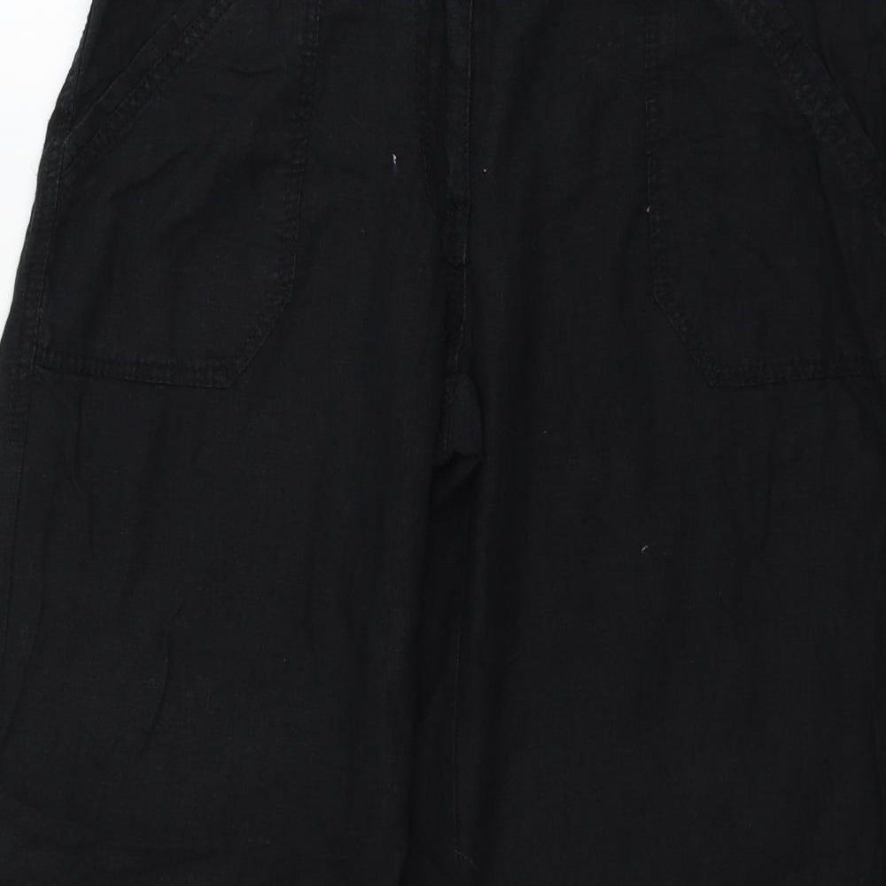 NEXT Womens Black   Trousers  Size 12 L27 in