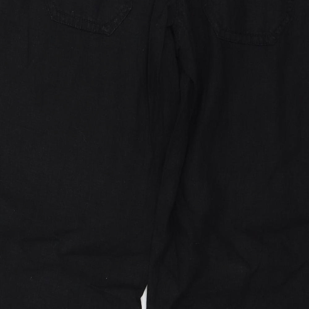 NEXT Womens Black   Trousers  Size 12 L27 in