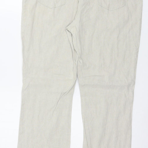 Per Una Womens Ivory   Trousers  Size 18 L29 in