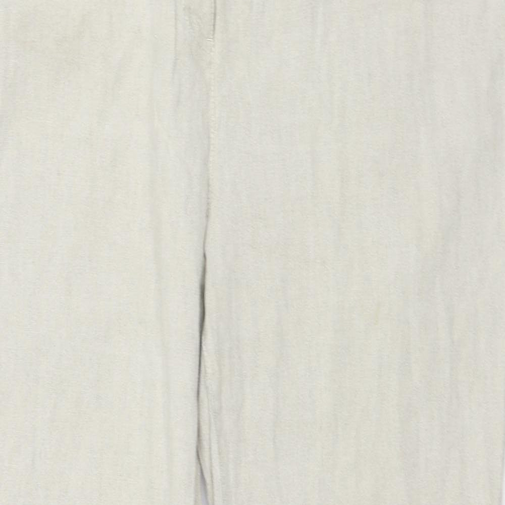 Per Una Womens Ivory   Trousers  Size 18 L29 in
