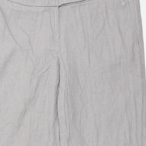 New Look Womens Grey   Trousers  Size 12 L27 in