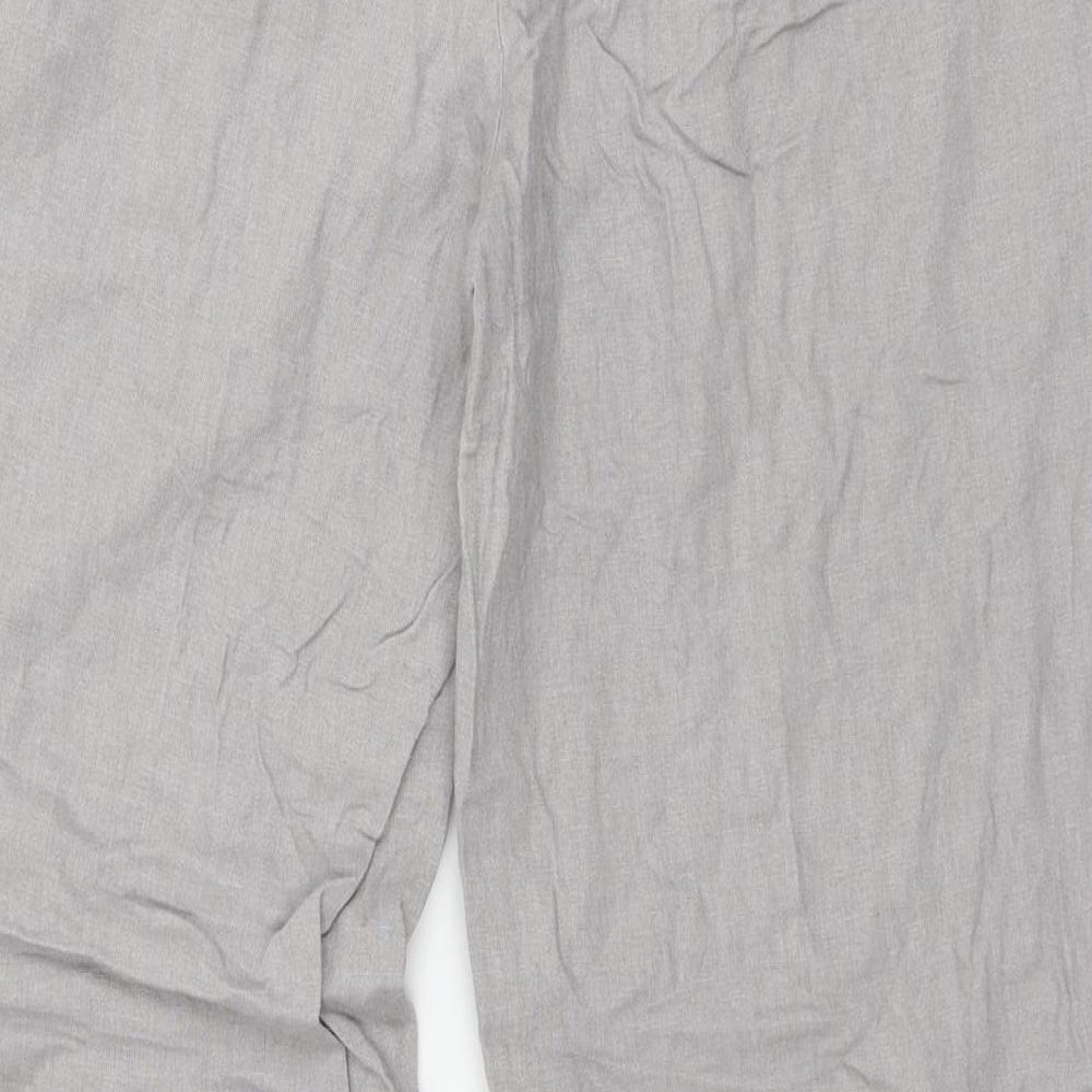 New Look Womens Grey   Trousers  Size 12 L27 in
