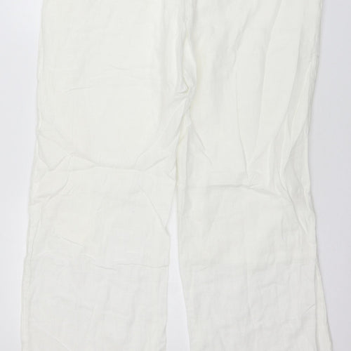 Liz Claiborne Womens Ivory   Trousers  Size 16 L33 in