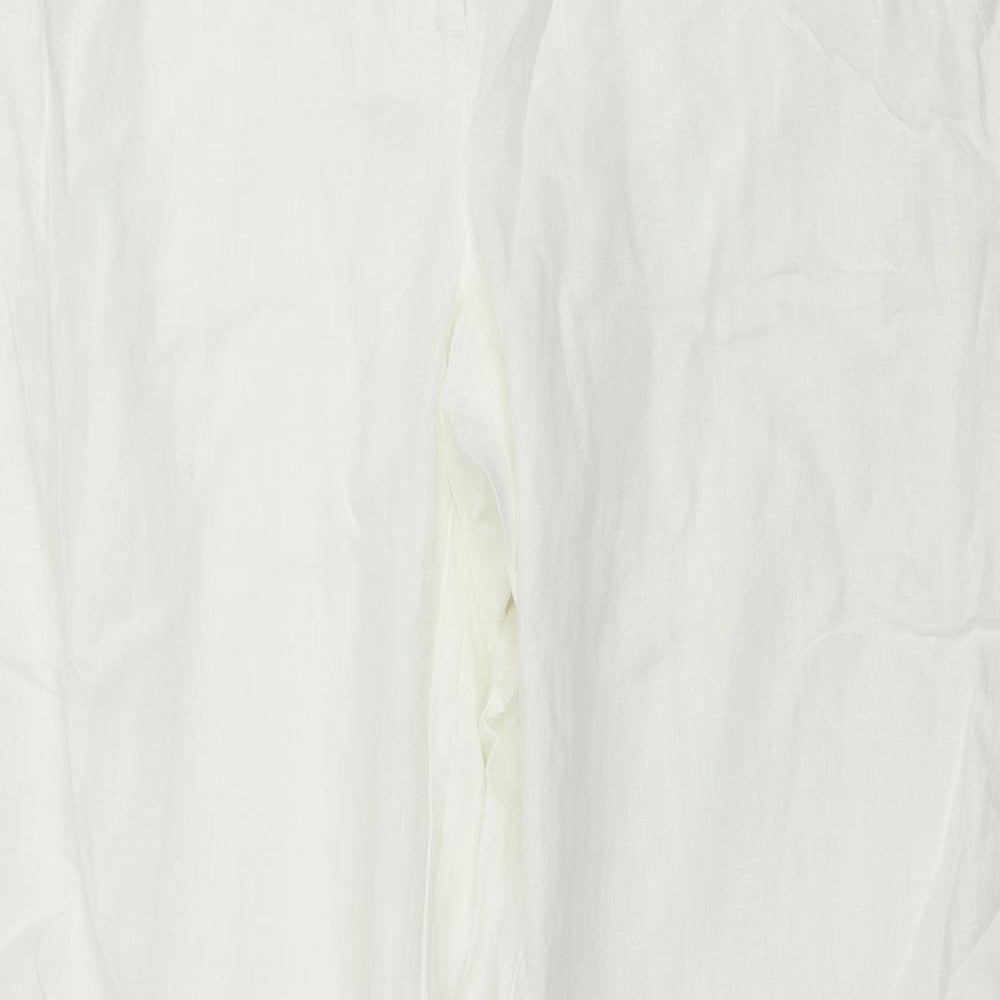 Liz Claiborne Womens Ivory   Trousers  Size 16 L33 in