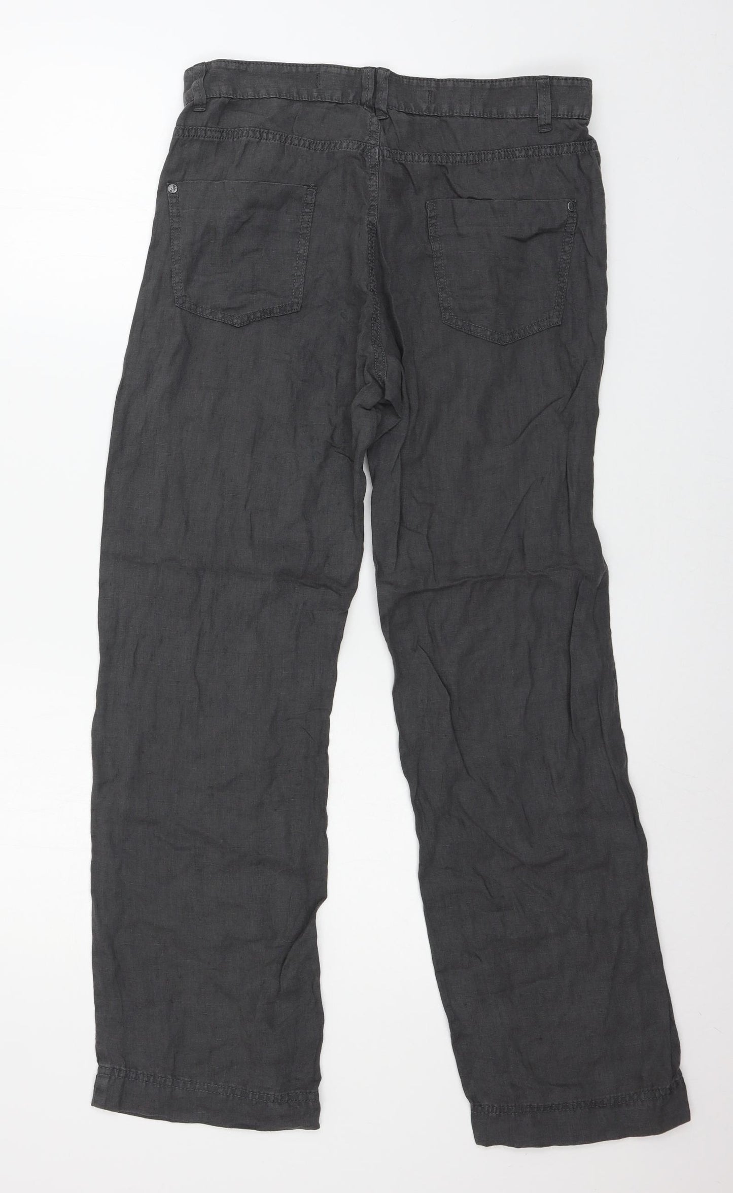Preworn Womens Grey   Trousers  Size 10 L29 in