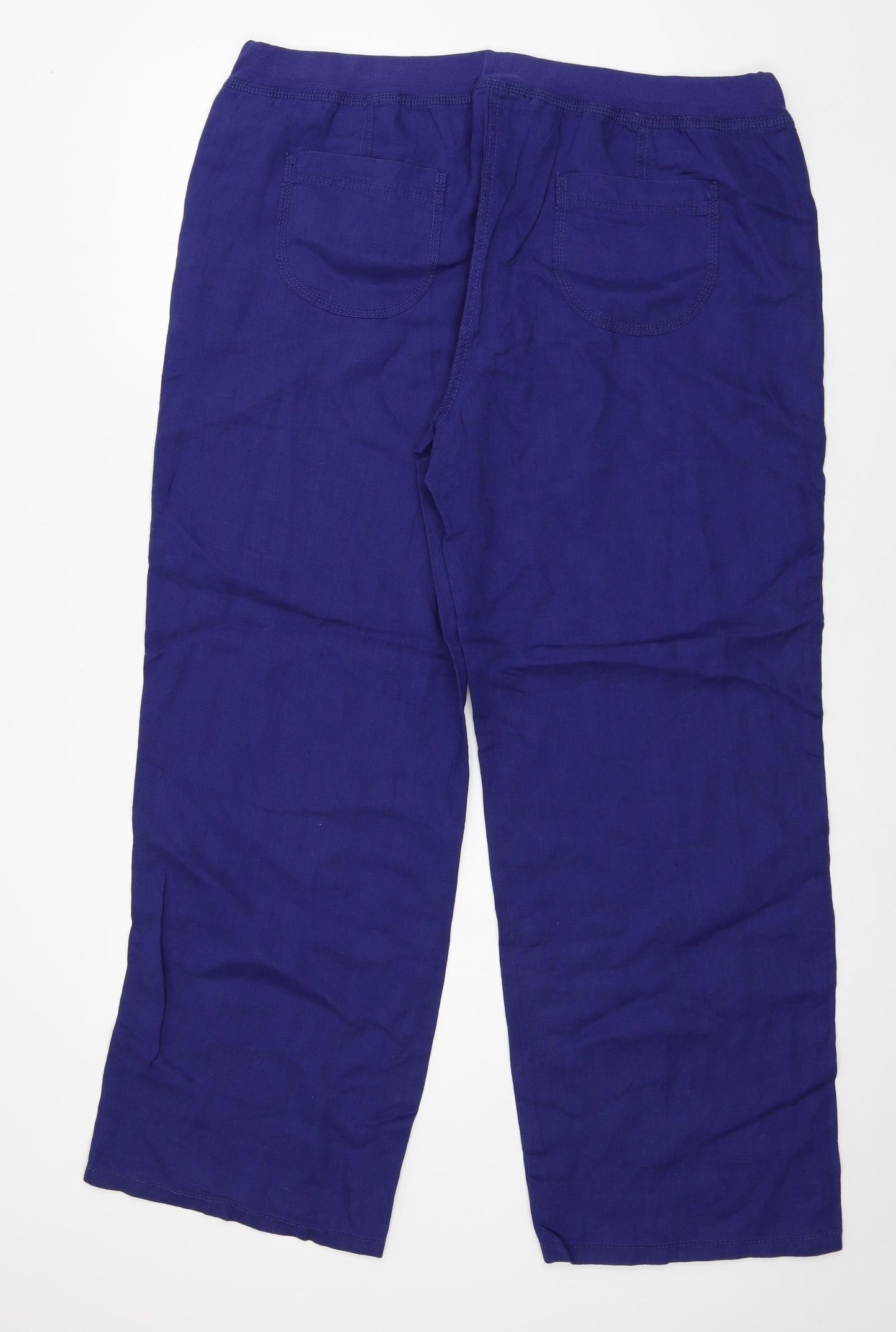 Marks and Spencer Womens Blue   Trousers  Size 20 L30 in