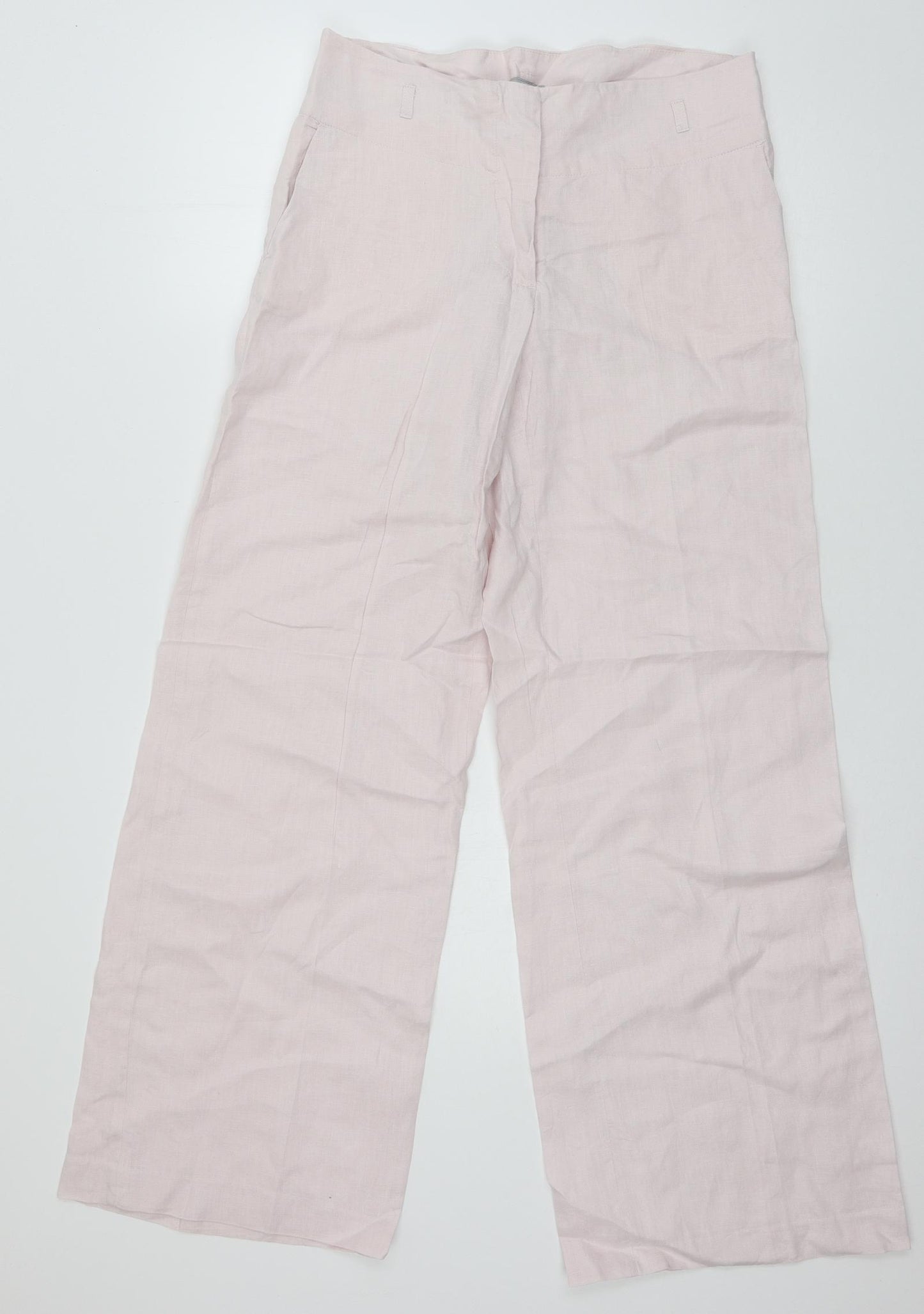 H&M Womens Pink   Trousers  Size 12 L30 in