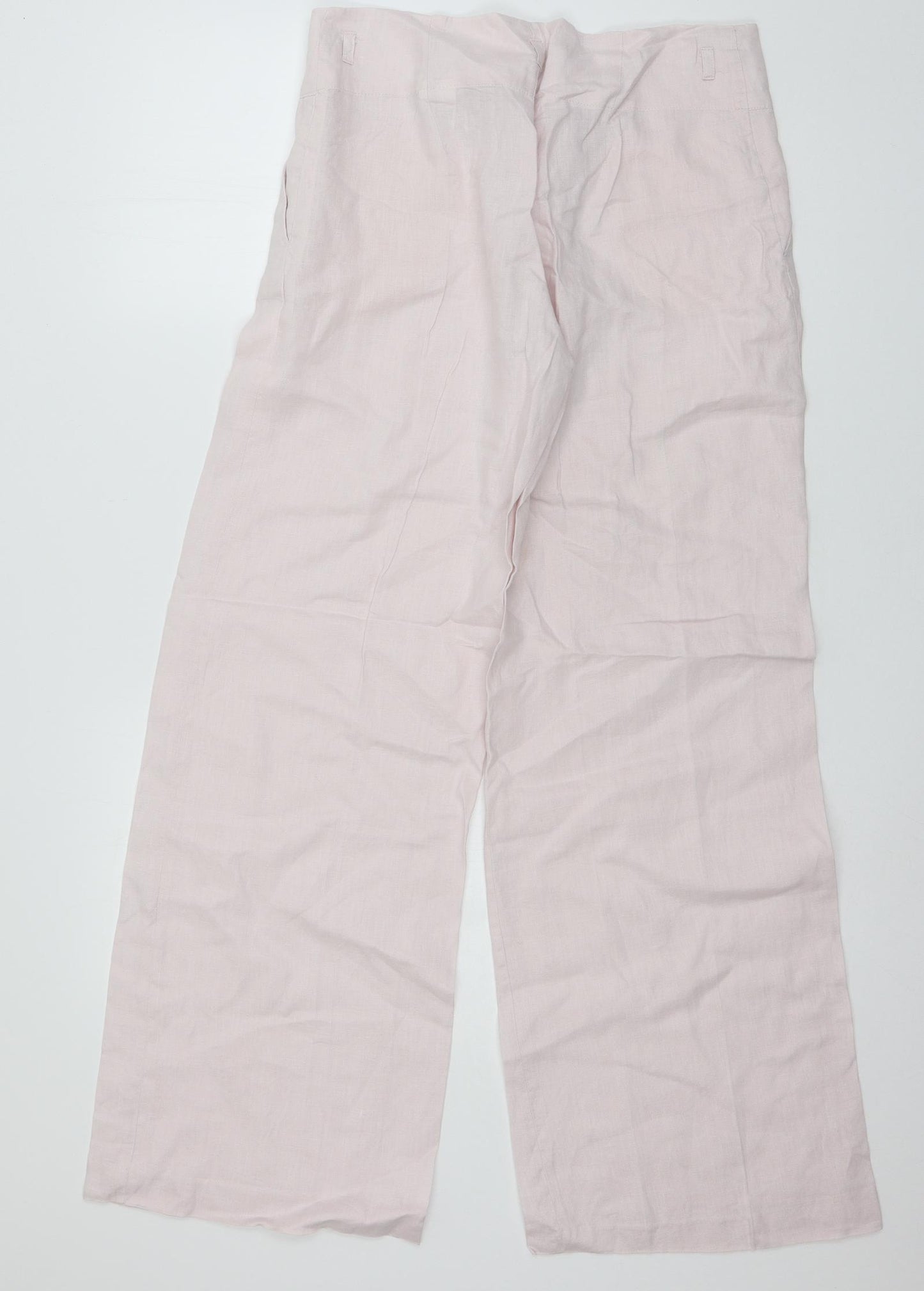 H&M Womens Pink   Trousers  Size 12 L30 in