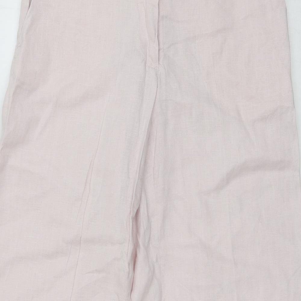 H&M Womens Pink   Trousers  Size 12 L30 in