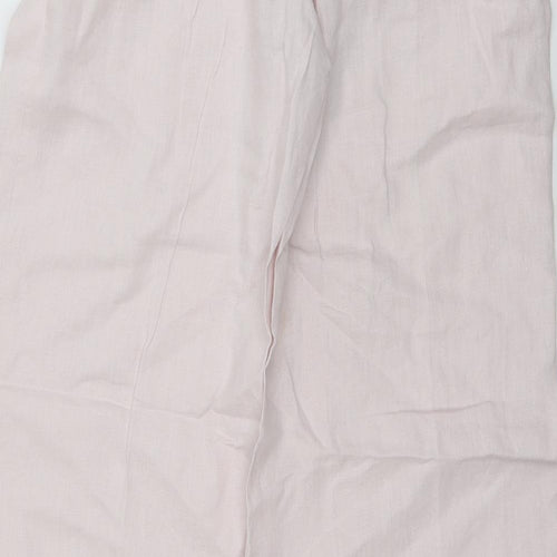 H&M Womens Pink   Trousers  Size 12 L30 in
