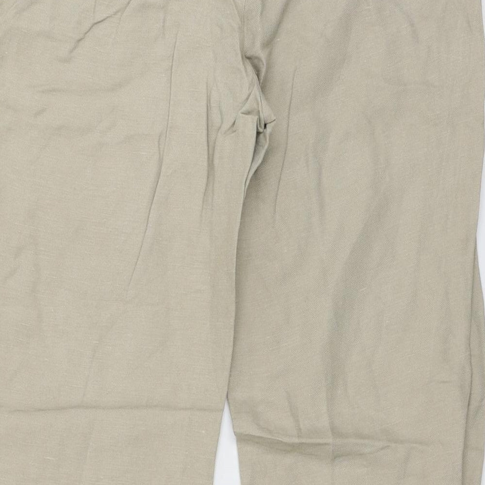 Jaeger Womens Beige   Trousers  Size 10 L27 in