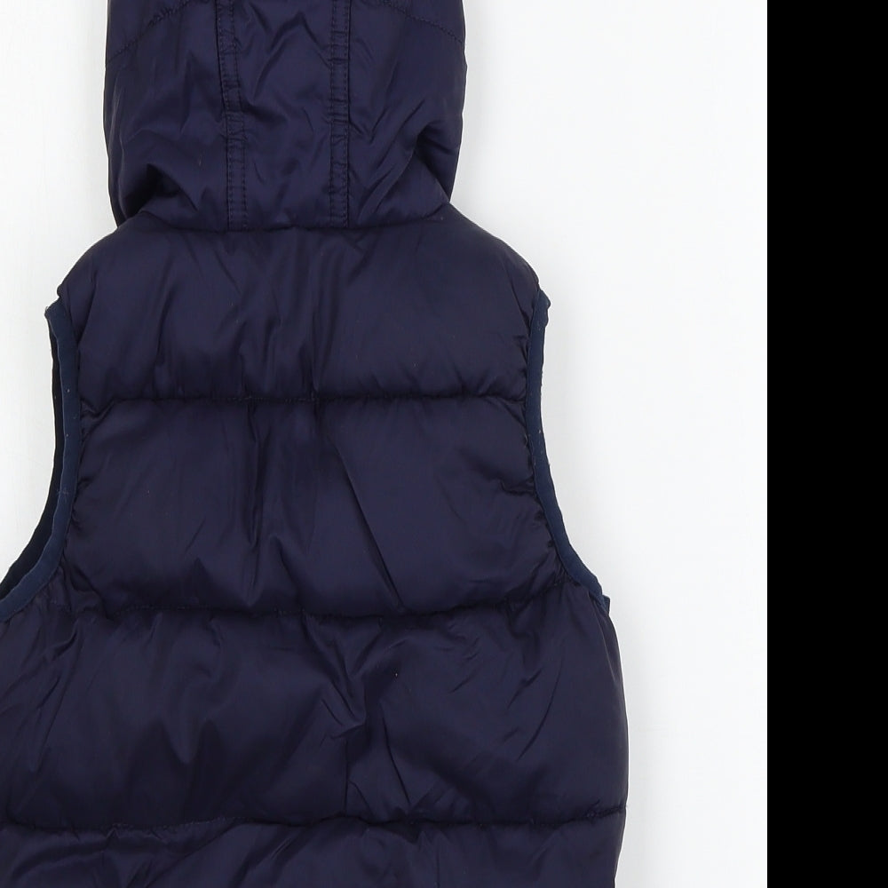 NEXT Girls Blue   Gilet Jacket Size 2-3 Years